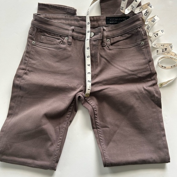 ALL SAINTS MAST GRAY JEANS SIZE 28 LIKE NEW - Picture 7 of 8